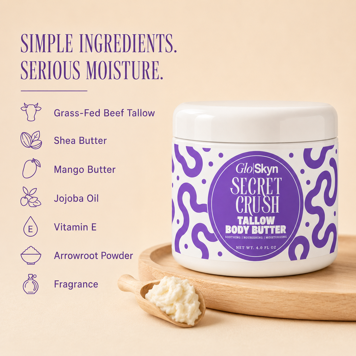 Secret Crush | Tallow Body Butter