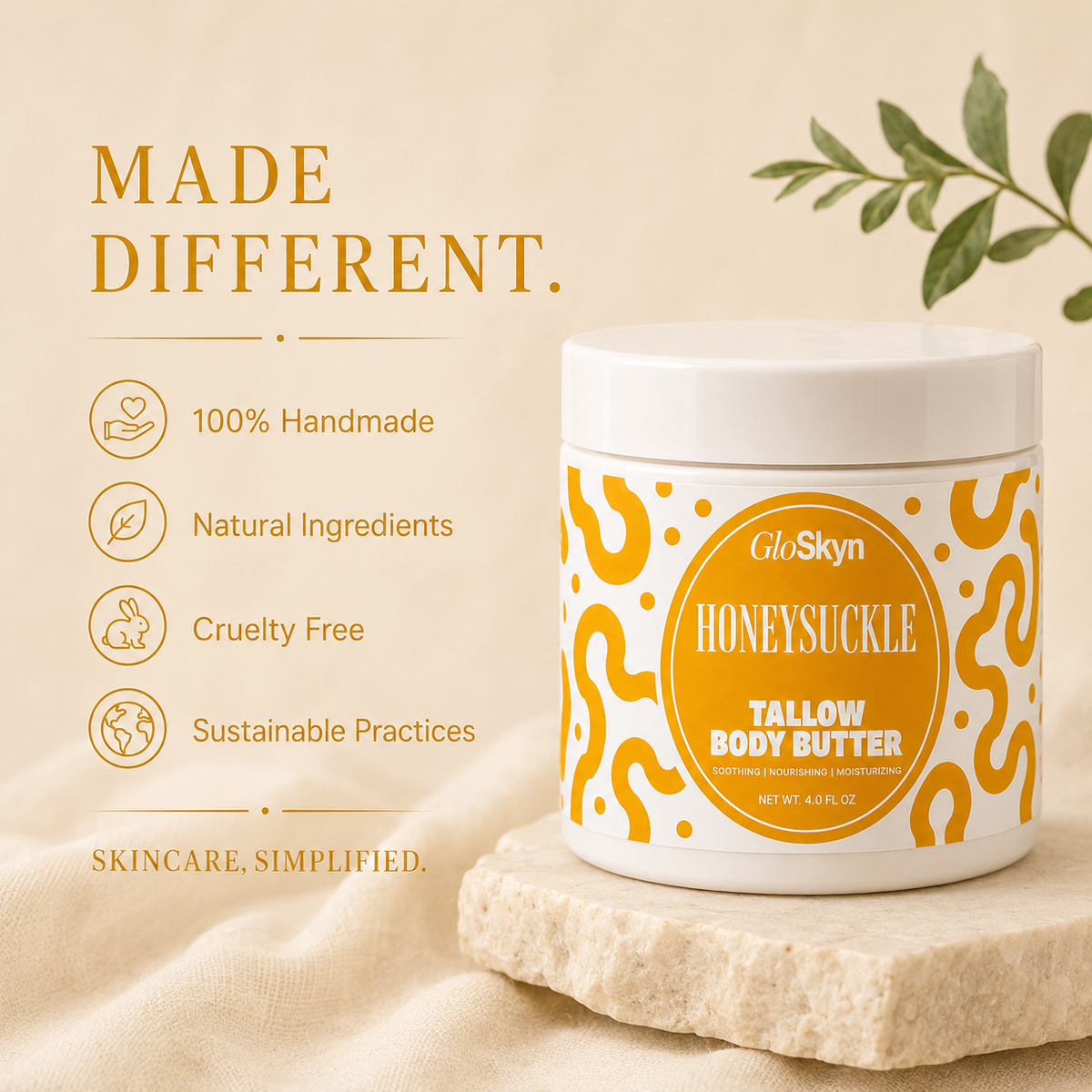Honeysuckle | Tallow Body Butter