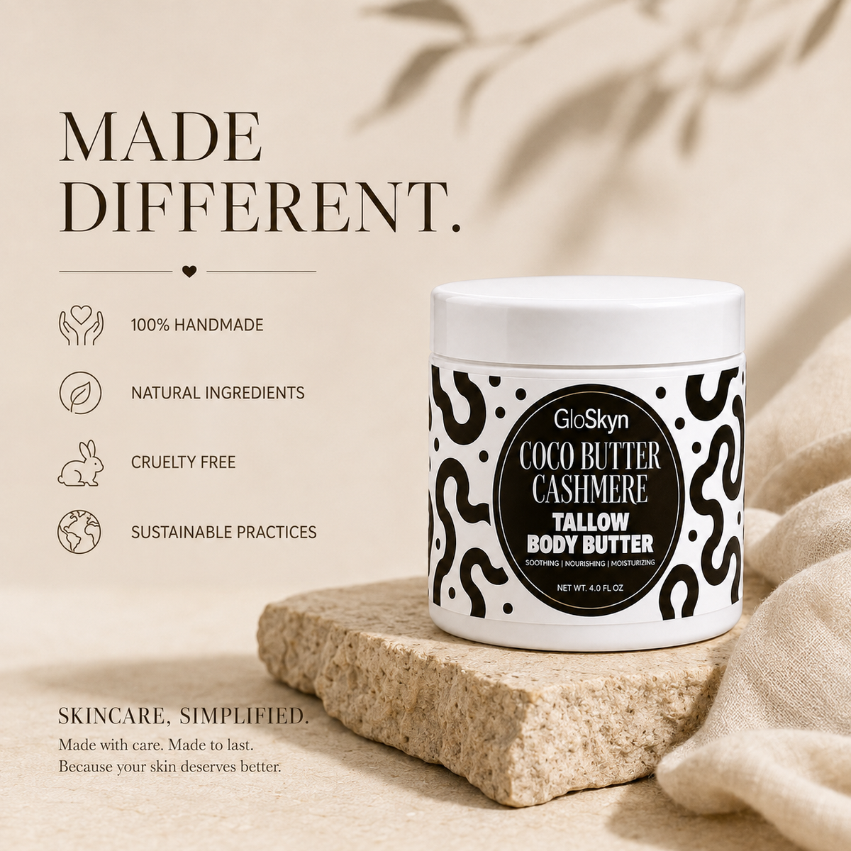 Coco Butter Cashmere | Tallow Body Butter