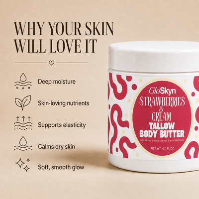 Strawberries & Cream | Tallow Body Butter