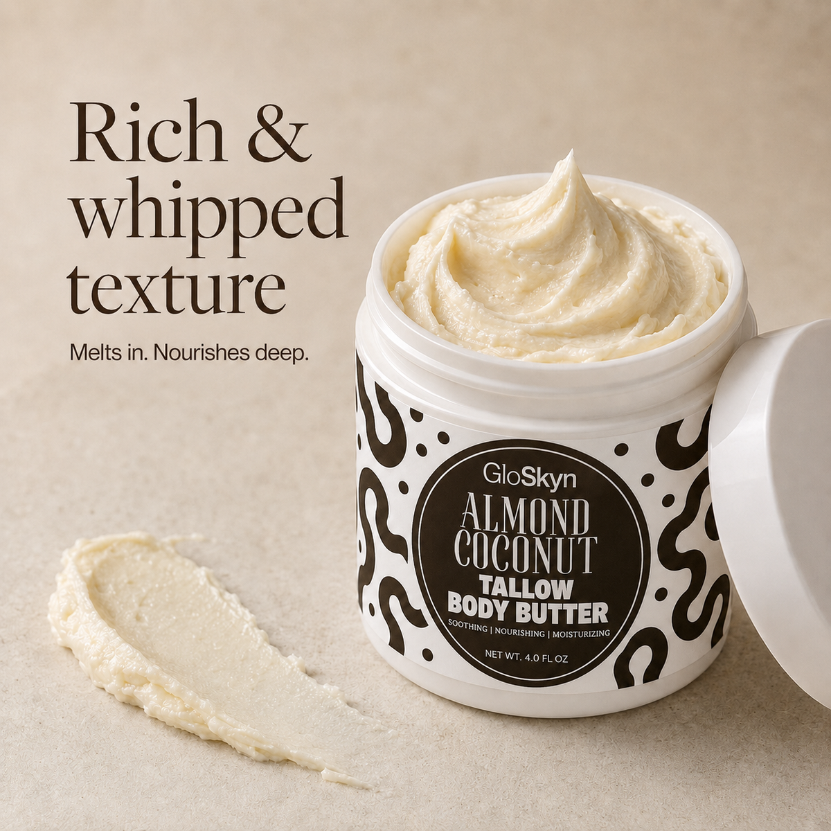 Almond Coconut | Tallow Body Butter