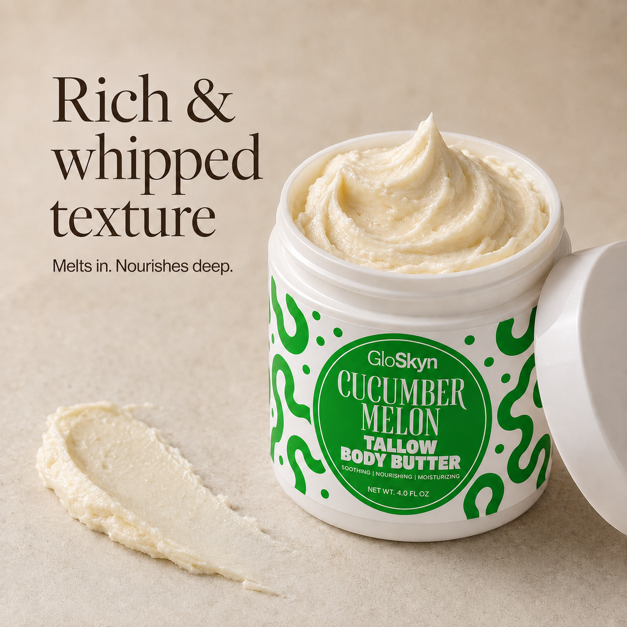 Cucumber Melon | Tallow Body Butter