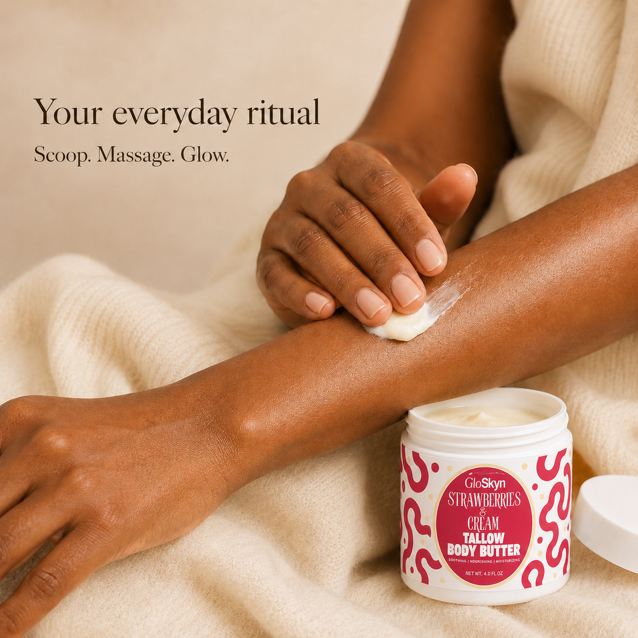 Strawberries & Cream | Tallow Body Butter