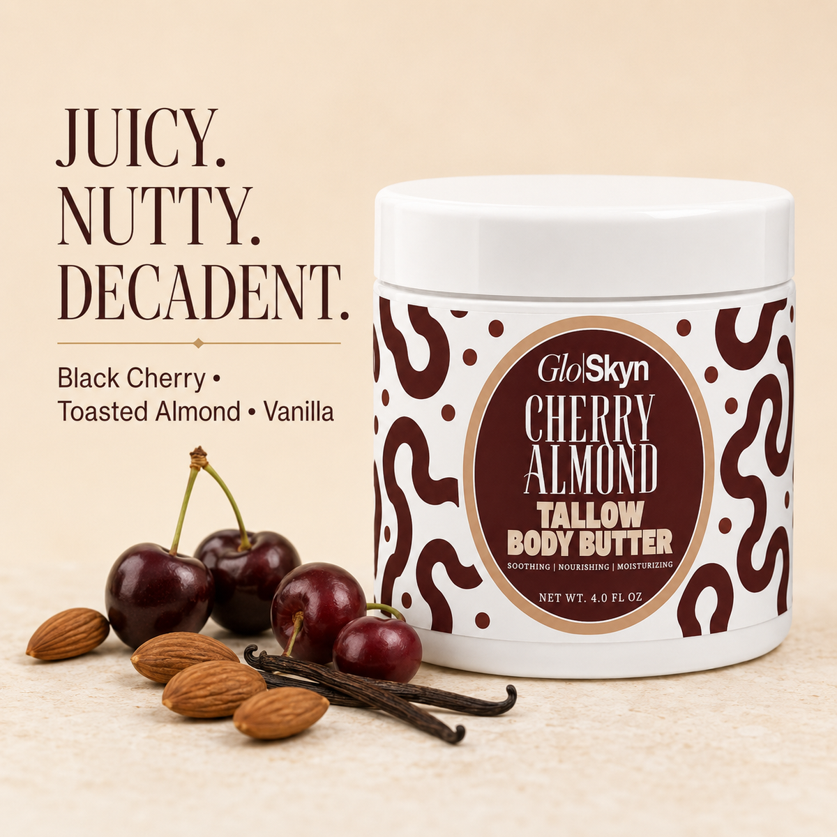 Cherry Almond | Tallow Body Butter