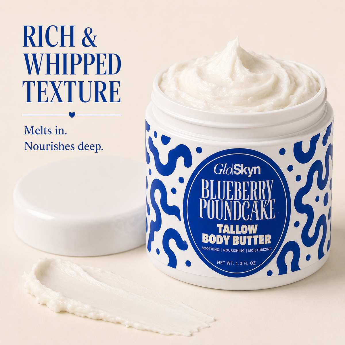 Blueberry Poundcake | Tallow Body Butter