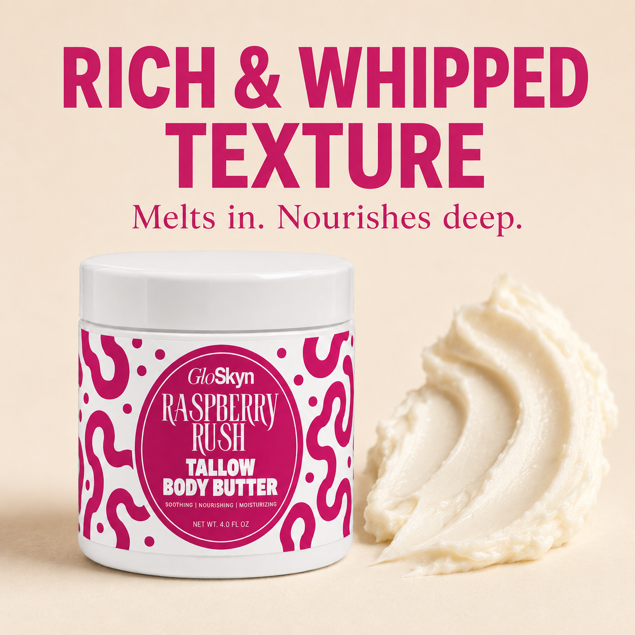 Raspberry Rush | Tallow Body Butter