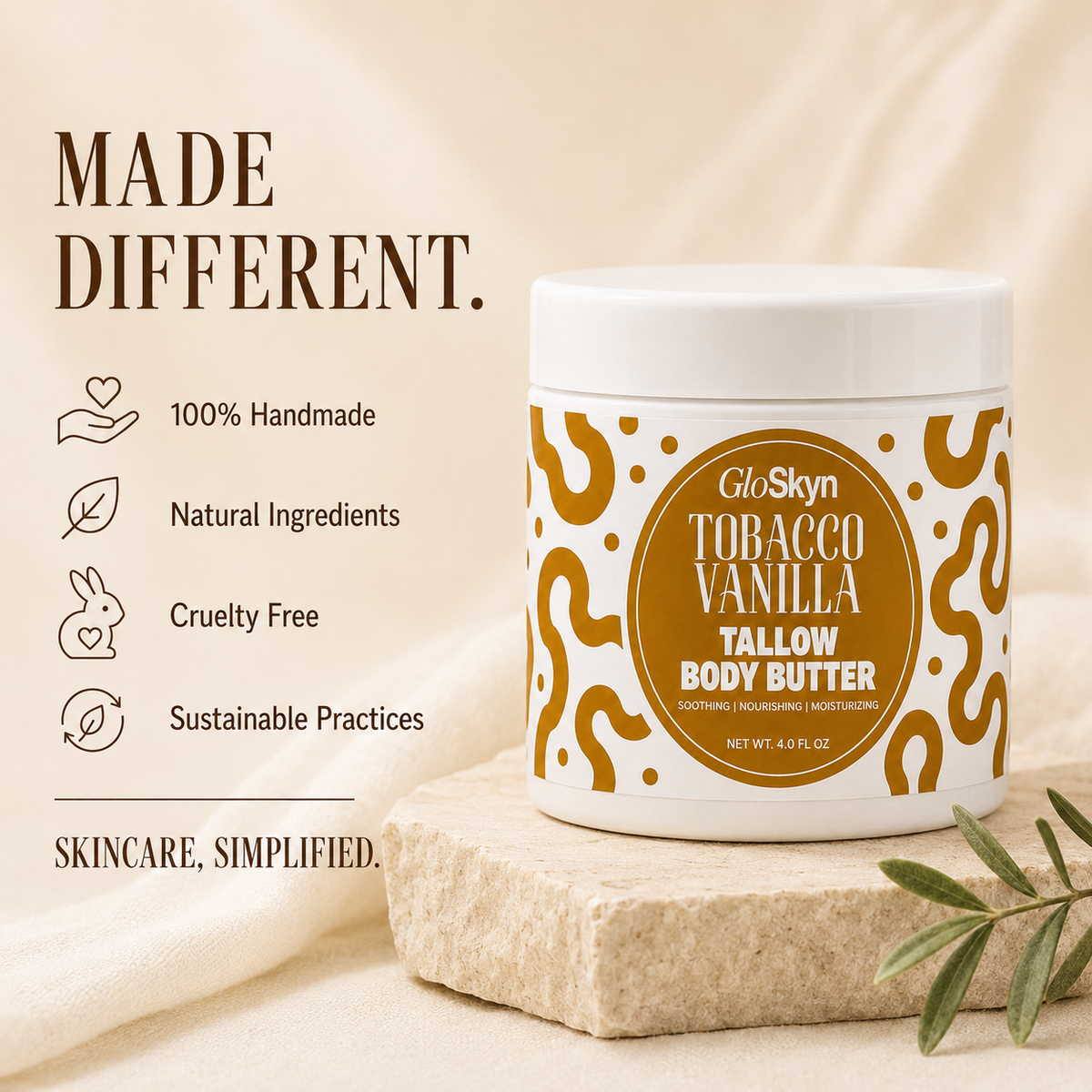 Tobacco Vanilla | Tallow Body Butter