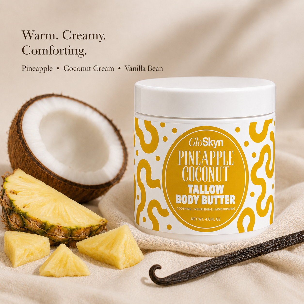 Pineapple & Coconut | Tallow Body Butter