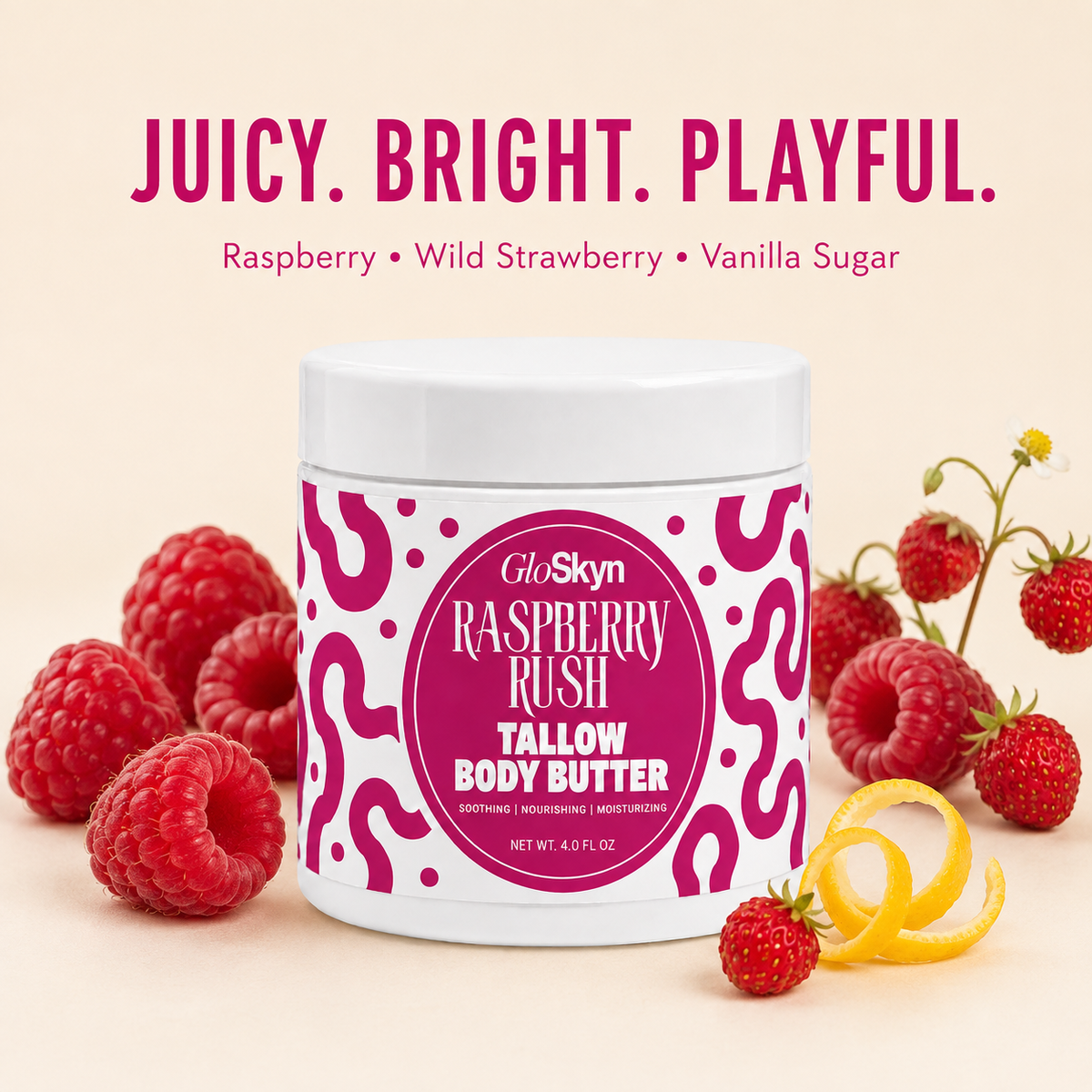 Raspberry Rush | Tallow Body Butter