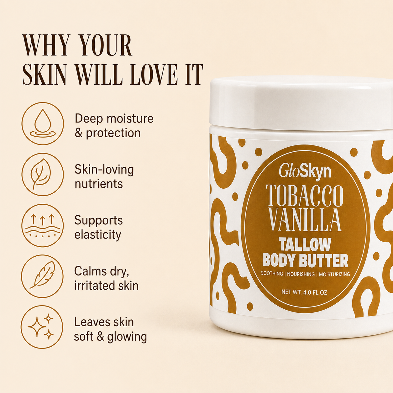 Tobacco Vanilla | Tallow Body Butter