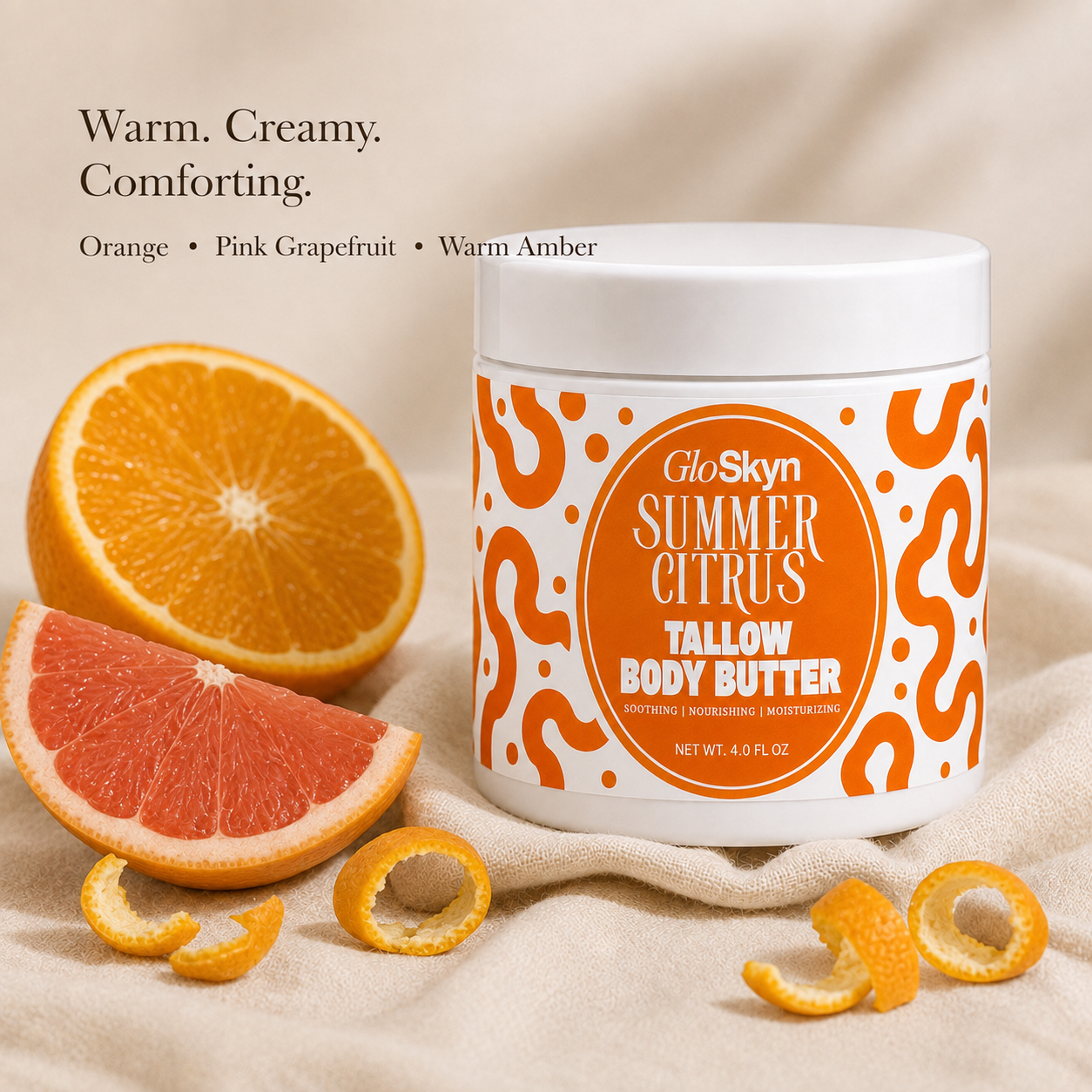 Summer Citrus | Tallow Body Butter